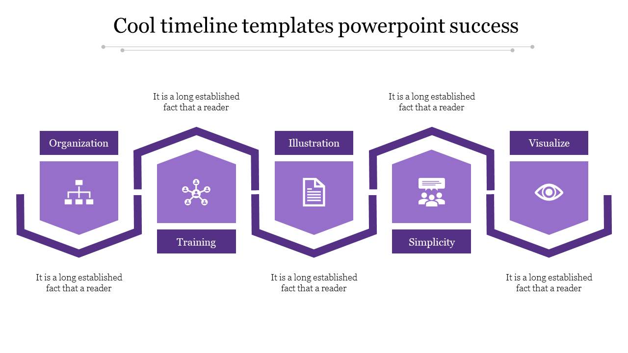 cool timeline templates powerpoint-purple